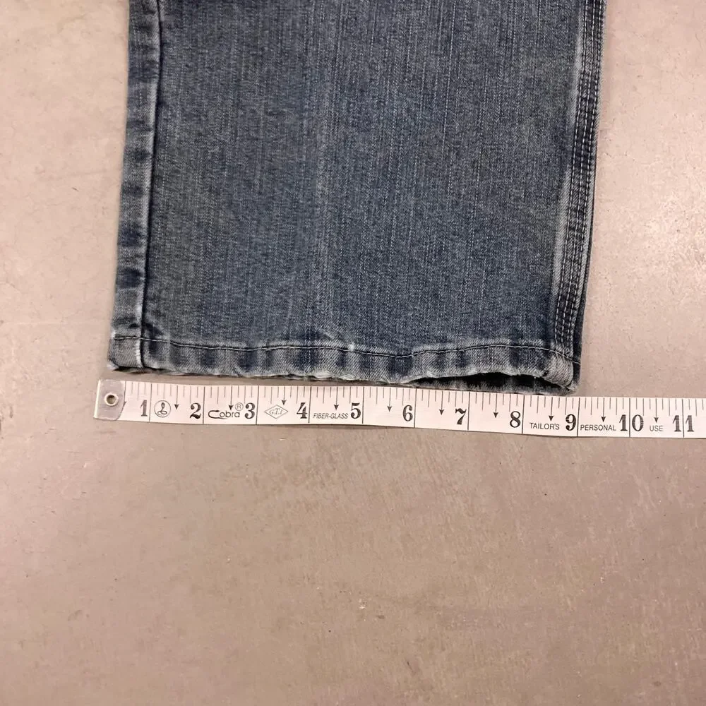 vintage baggy Wrangler carpenter cargo jeans 34x30